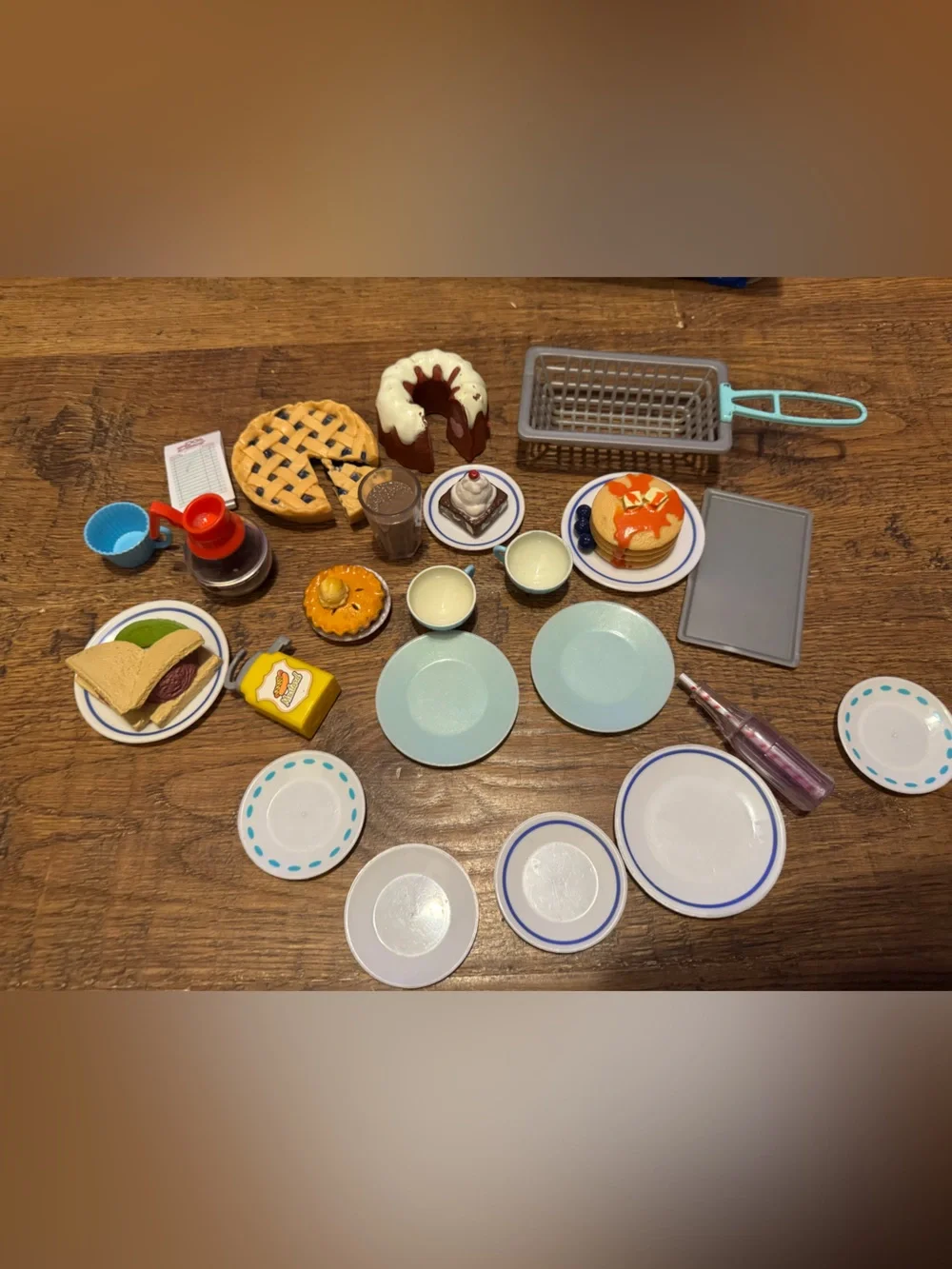 Our Generation OG Diner replacement pieces cake, pie, coffee, dishes, etc.